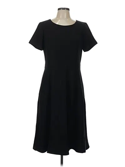 Pre-owned Talbots Casual Dress In Black