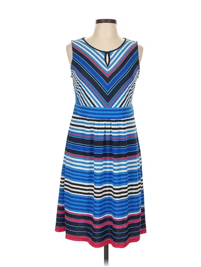 Pre-owned Talbots Casual Dress In Blue