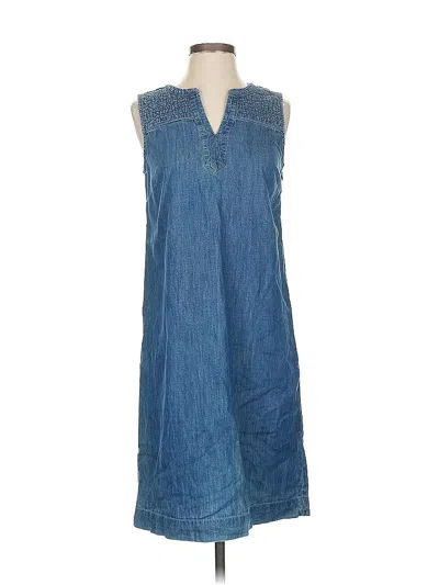 Pre-owned Talbots Casual Dress In Blue