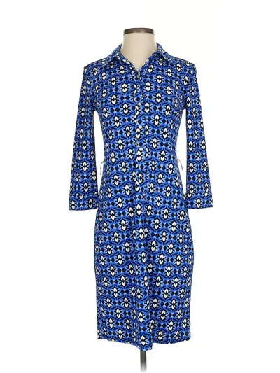 Pre-owned Talbots Casual Dress In Blue