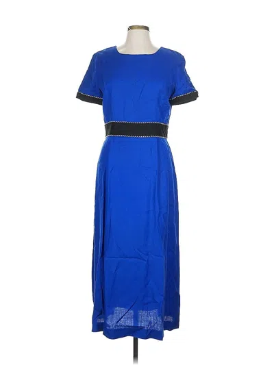 Pre-owned Talbots Casual Dress In Blue