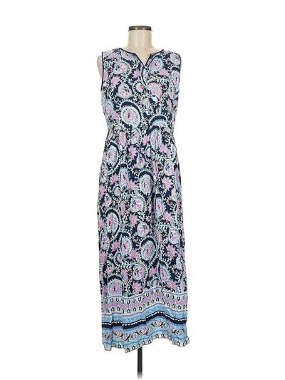 Pre-owned Talbots Casual Dress In Blue