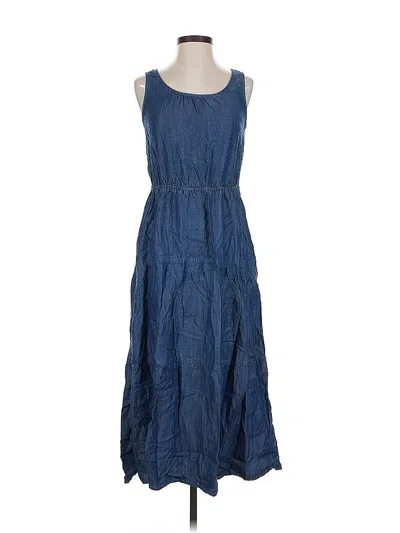 Pre-owned Talbots Casual Dress In Blue
