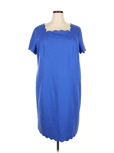 Pre-owned Talbots Casual Dress In Blue