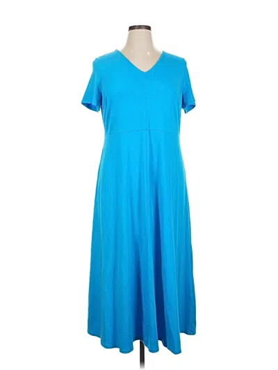 Pre-owned Talbots Casual Dress In Blue