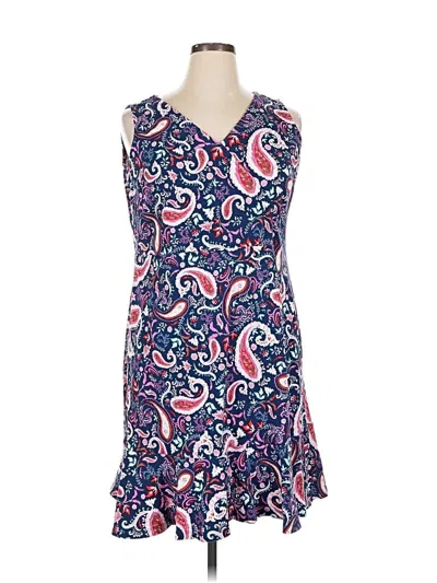 Pre-owned Talbots Casual Dress In Blue