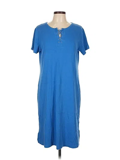 Pre-owned Talbots Casual Dress In Blue