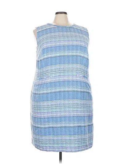 Pre-owned Talbots Casual Dress In Blue