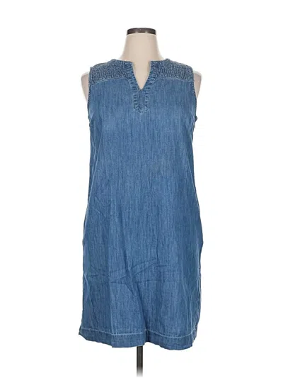 Pre-owned Talbots Casual Dress In Blue