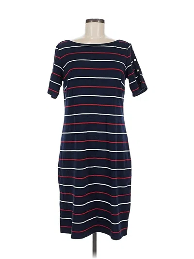 Pre-owned Talbots Casual Dress In Blue