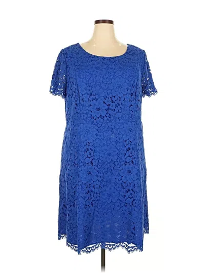 Pre-owned Talbots Casual Dress In Blue