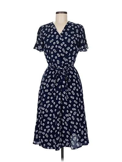 Pre-owned Talbots Casual Dress In Blue