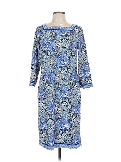 Pre-owned Talbots Casual Dress In Blue