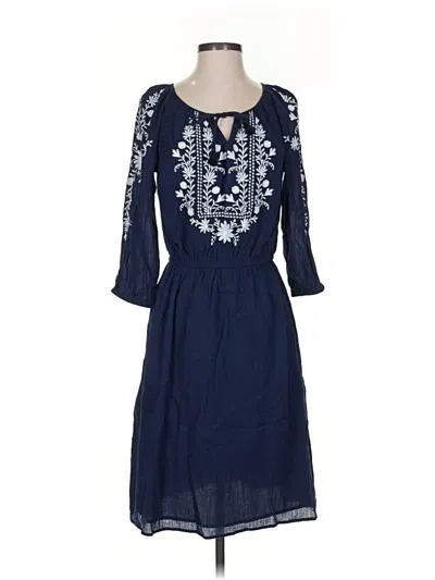 Pre-owned Talbots Casual Dress In Blue