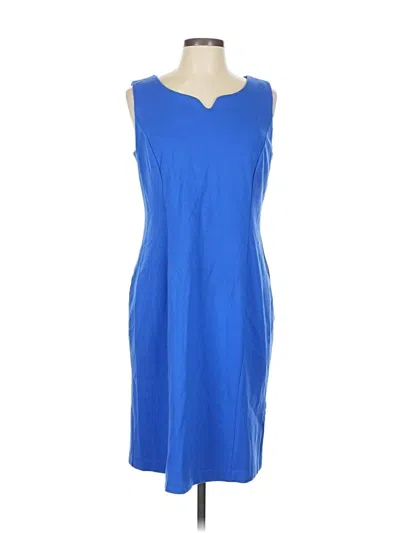 Pre-owned Talbots Casual Dress In Blue