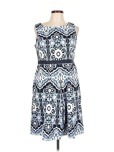 Pre-owned Talbots Casual Dress In Blue