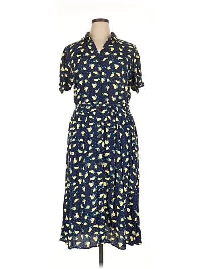 Pre-owned Talbots Casual Dress In Blue