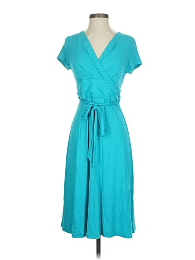 Pre-owned Talbots Casual Dress In Blue