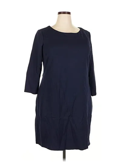 Pre-owned Talbots Casual Dress In Blue