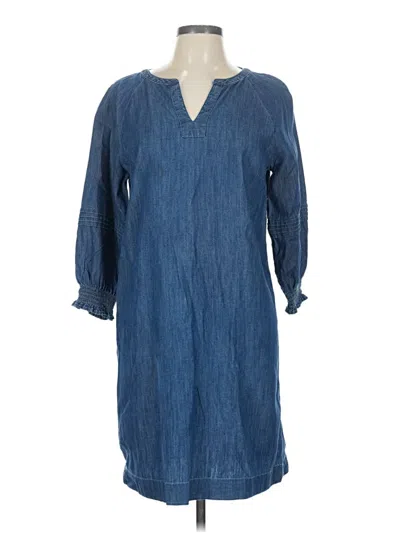 Pre-owned Talbots Casual Dress In Blue