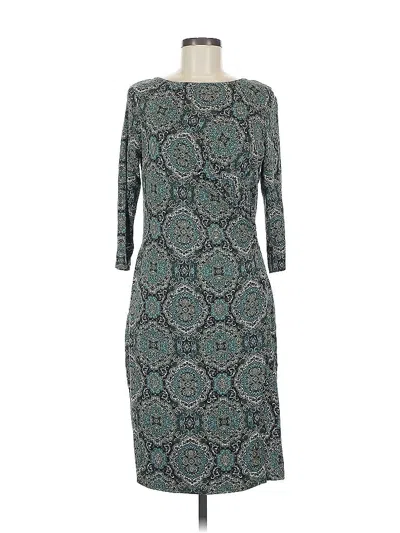 Pre-owned Talbots Casual Dress In Blue