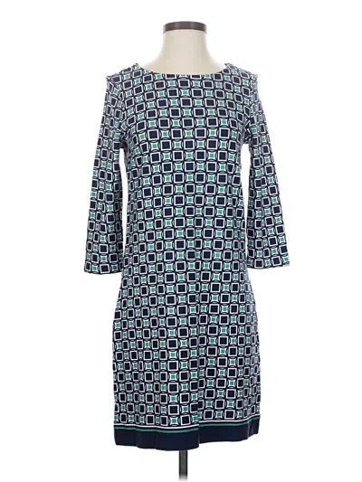 Pre-owned Talbots Casual Dress In Blue
