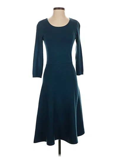 Pre-owned Talbots Casual Dress In Blue