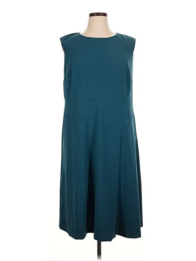 Talbots Casual Dress In Blue