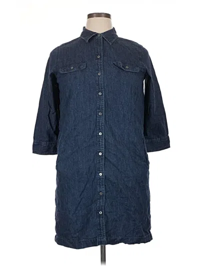 Pre-owned Talbots Casual Dress In Blue
