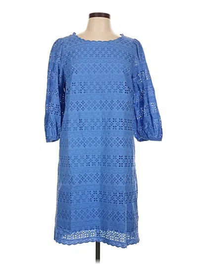 Pre-owned Talbots Casual Dress In Blue