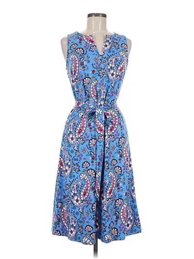 Talbots Casual Dress In Blue