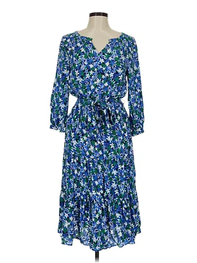 Pre-owned Talbots Casual Dress In Blue