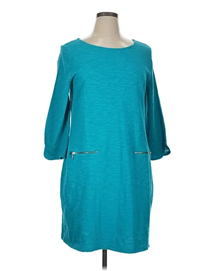 Talbots Casual Dress In Blue