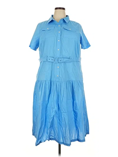 Talbots Casual Dress In Blue