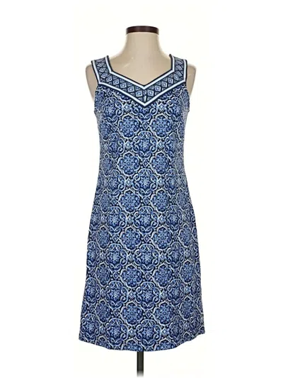 Talbots Casual Dress In Blue