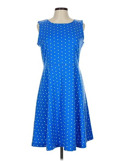 Pre-owned Talbots Casual Dress In Blue