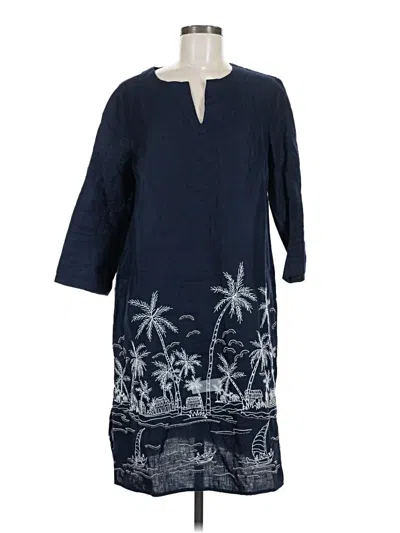 Pre-owned Talbots Casual Dress In Blue