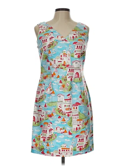 Pre-owned Talbots Casual Dress In Blue