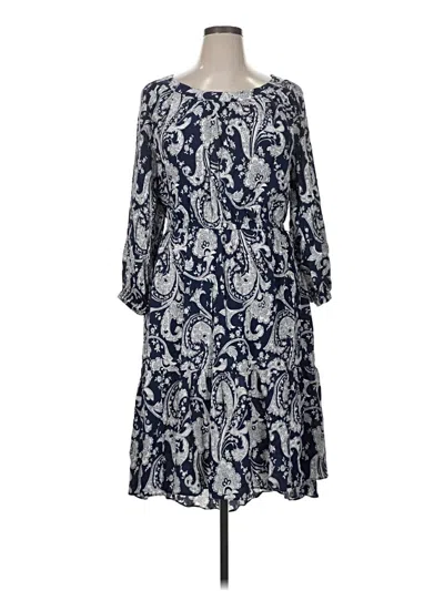 Pre-owned Talbots Casual Dress In Blue