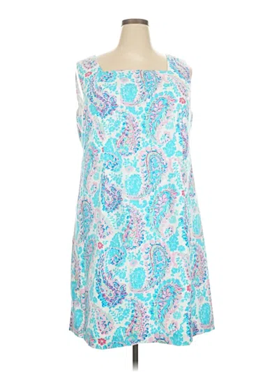 Pre-owned Talbots Casual Dress In Blue