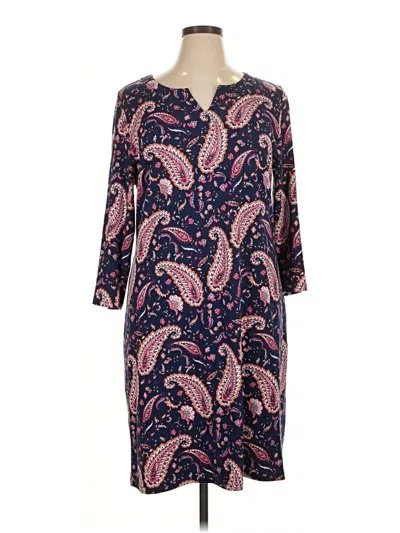 Pre-owned Talbots Casual Dress In Blue