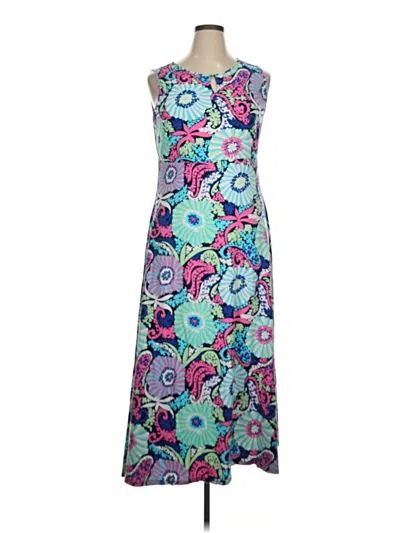 Pre-owned Talbots Casual Dress In Blue
