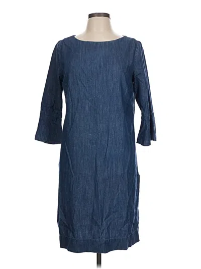 Pre-owned Talbots Casual Dress In Blue