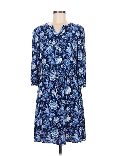 Pre-owned Talbots Casual Dress In Blue