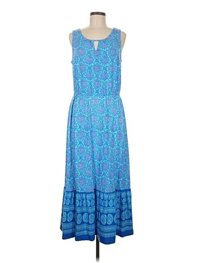 Pre-owned Talbots Casual Dress In Blue