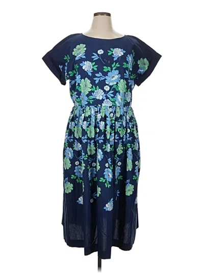 Pre-owned Talbots Casual Dress In Blue