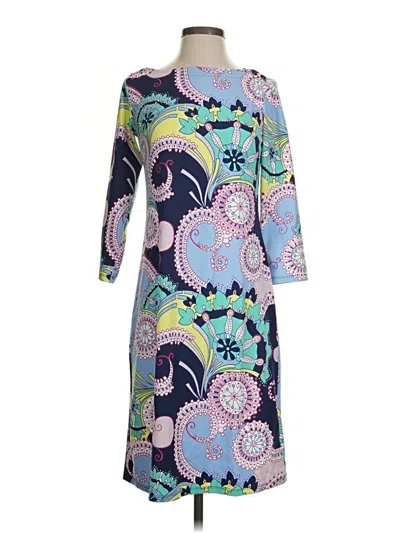 Pre-owned Talbots Casual Dress In Blue