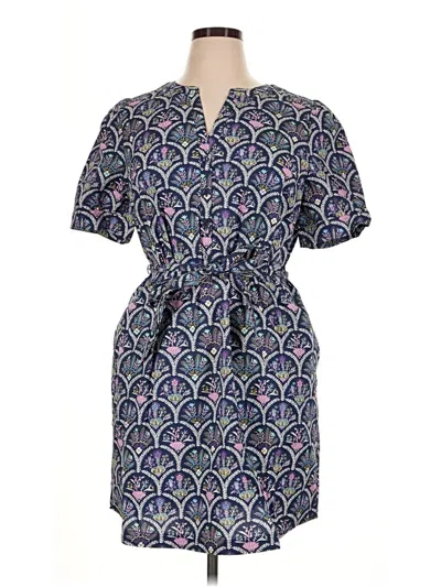 Talbots Casual Dress In Blue