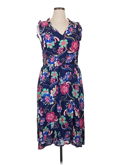 Pre-owned Talbots Casual Dress In Blue
