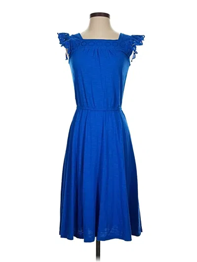 Pre-owned Talbots Casual Dress In Blue